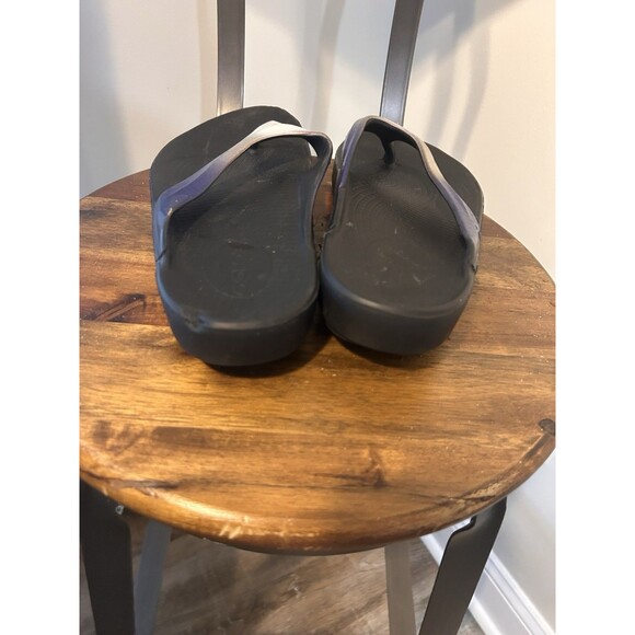 Oofos Oolala Luxe Women’s Size 10 41 Flip Flop Sandals Multicolor Ombre Open Toe - Picture 8 of 9